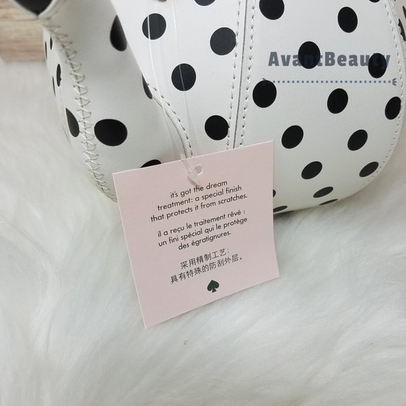 Kate Spade New Teapot Tea Party Polka Dots Black White Kettle Alice Wonderland - Picture 13 of 14